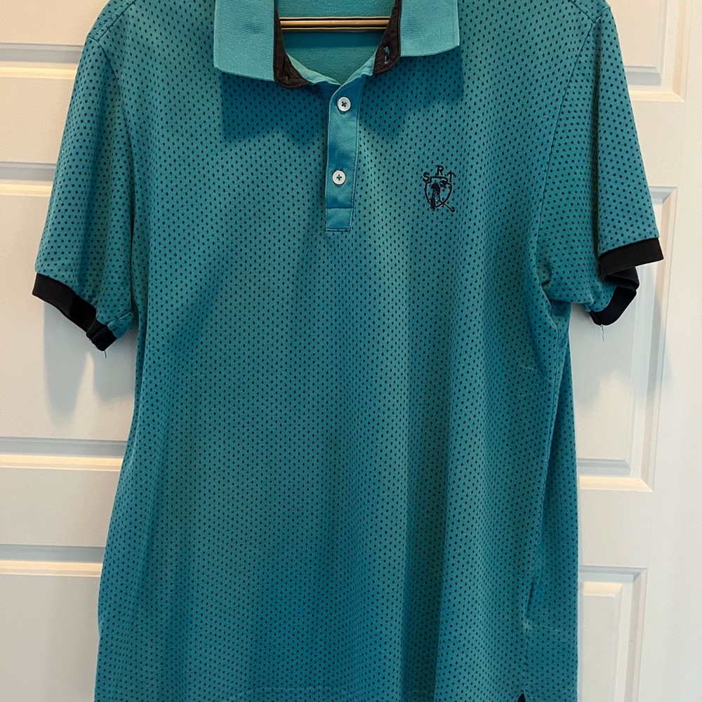Blue Polo Shirt with Classic Design